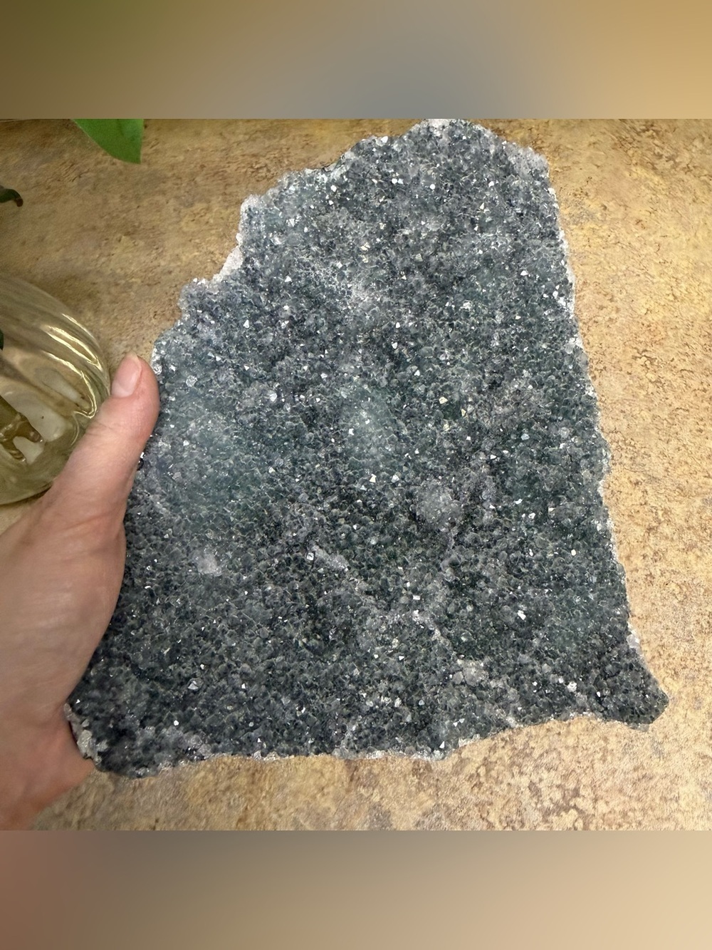 XL Black Amethyst Crystal Cluster